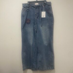 COPPER FLASH Women’s Blue Denim Maxi Skirt. Size 16